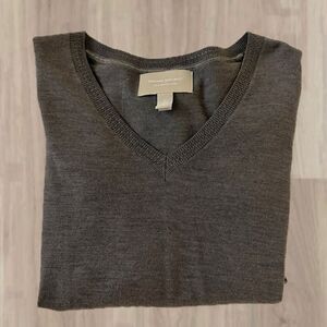 Banana Republic 100% Merino Wool V Neck Sweater